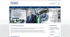 Desktop Screenshot of albis-hitec.de